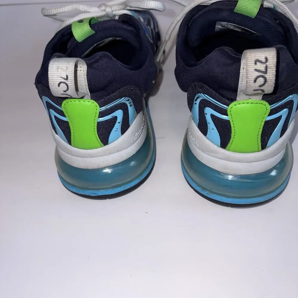 Nike CJ0579-400 Air Max 270 React ENG Men's Sz 7.5 EUC